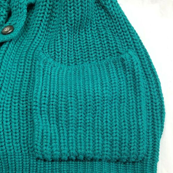 Vintage Reed Hunter Cardigan Womens Small Wool Blend Green VNeck - Picture 9 of 15